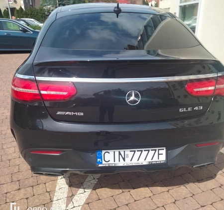 Mercedes-Benz GLE cena 265000 przebieg: 88700, rok produkcji 2018 z Janikowo małe 67